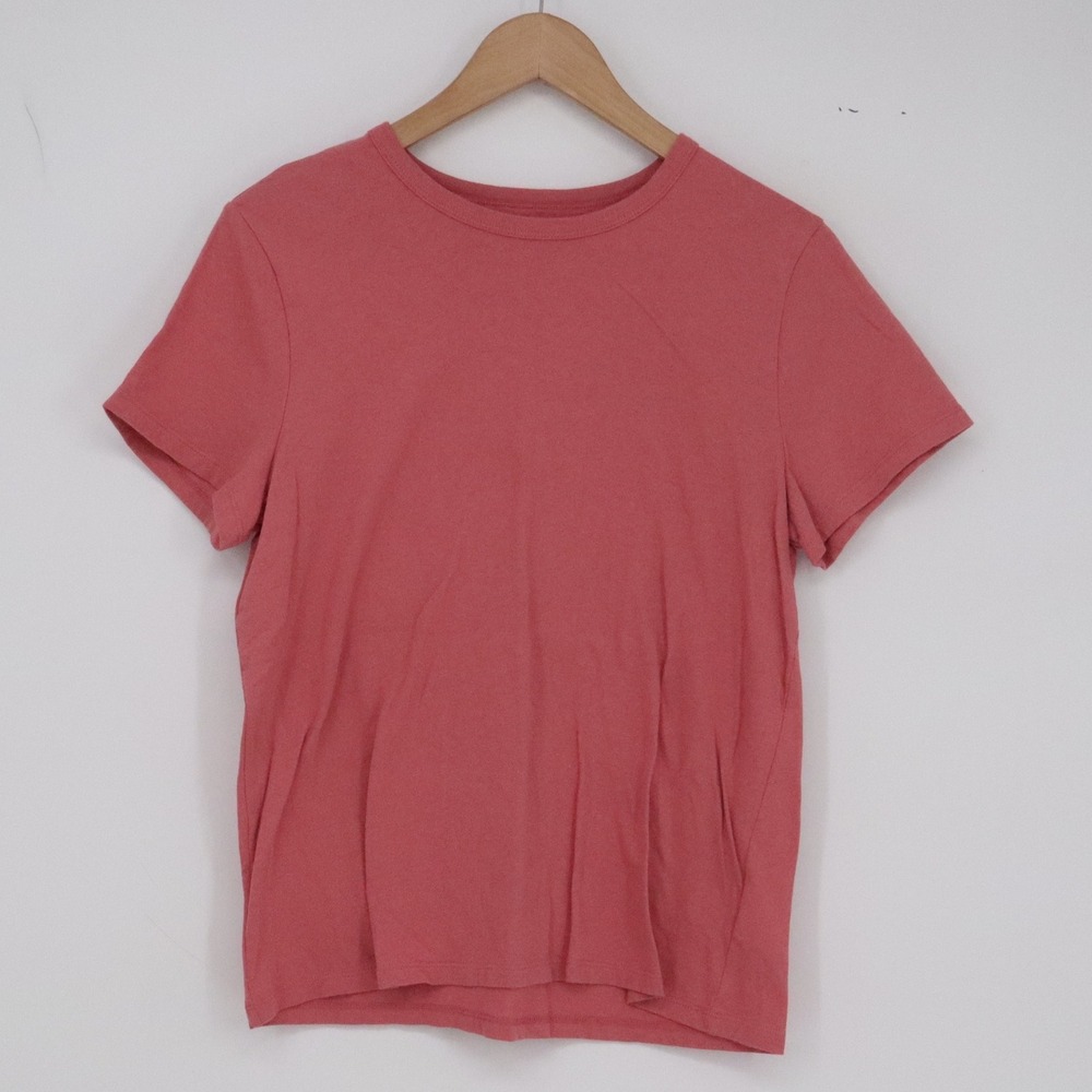 GAP T-Shirt Womens M Favorite Tee Pink Short Sleeve Solid Excellent